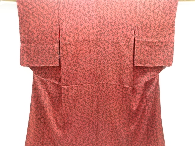 JAPANESE KIMONO / ANTIQUE KIMONO / TAISHO ROMAN STYLE / KINSHA / ABSTRACT